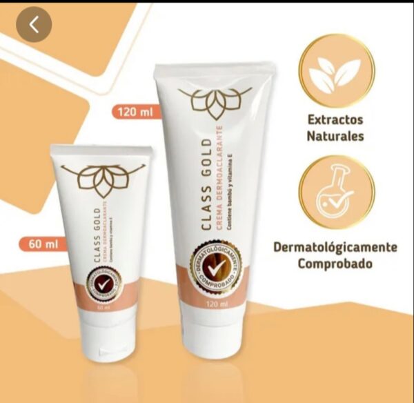 CREMA DERMOACLARANTE 120 ml $ 87.000 FORMULA ALTAMENTE MEJORADA * brinda rápidos resultados sobre la zona aplicada i a si su alto contenido de activos actúan directamente sobre las zonas tratadas promoviendo una piel lozana y rejuvenecida a Elimina puntualmente las manchas pigmentarías de todo el cuerpo y zonas íntimas. Contiene bambú y vitamina E para no solo despigmentar sino para cuidar y mantener hidrata la piel. Os Devuelve a tu piel su tono natural efectivamente y sin maltratarla. No irrita la piel y la mantiene suave y humectada. - Mejora la pigmentación y elimina progresivamente las manchas. - Evita la aparición de nuevas manchas. - Resulta fácil de aplicar.